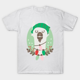 Christmas llama T-Shirt